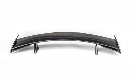 Infiniti Q60 Red Sport 400 Premium Luxe Sport Pure 2017-2022 with Aftermarket Parts - Project Black S Concept Style Rear Spoiler Wing Carbon Fiber/FRP from CMST Tuning