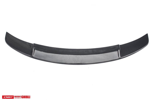 Maserati Ghibli 2014-ON with Aftermarket Parts - V2 Style Rear Duck Bill Tail Spoiler Carbon Fiber / FRP from CMST Tuning