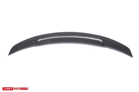 Maserati Ghibli 2014-ON with Aftermarket Parts - V2 Style Rear Duck Bill Tail Spoiler Carbon Fiber / FRP from CMST Tuning