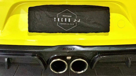 Porsche 981 Boxster (Base / S / GTS) 2012 2013 2014 2015 2016 with Aftermarket Parts - Rear Spoiler Carbon Fiber / FRP from CMST Tuning