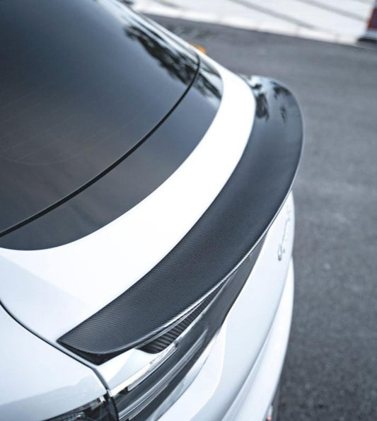 Cayenne 9Y3 9Y3.1 Base/S/GTS/Turbo/Turbo S/Turbo GT 2019-2023 & Cayenne 9Y3 9Y3.2 Base/S/GTS/Turbo/Turbo S/Turbo GT 2024-ON with Aftermarket Parts - Vacuumed Carbon & FRP Rear Spoiler from CMST Tuning