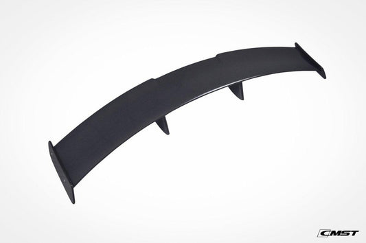 Ford Mustang GT 5.0 Mach1 Bullitt V6 3.6 Ecoboost 2.3 S550.1 S550.2 2015-2023 with Aftermarket Parts - V2 Style Rear Wing Carbon Fiber / FRP from CMST Tuning