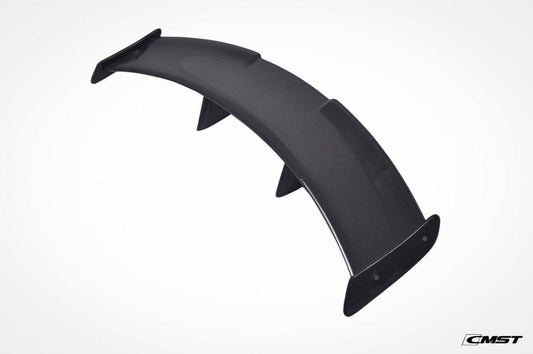 Ford Mustang GT 5.0 Mach1 Bullitt V6 3.6 Ecoboost 2.3 S550.1 S550.2 2015-2023 with Aftermarket Parts - V2 Style Rear Wing Carbon Fiber / FRP from CMST Tuning
