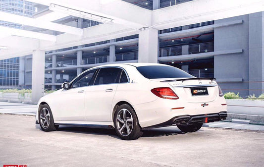 Mercedes Benz E-Class E63S E63 E53 E43 AMG E550 E450 E400 E350 E300 W213 2017-2023 with Aftermarket Parts - Rear Spoiler Carbon Fiber/FRP from CMST Tuning