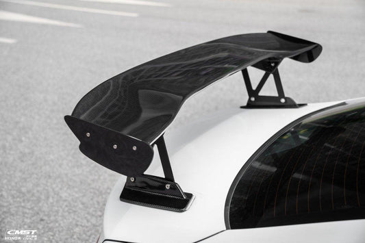 Honda Civic 11th Gen FE1 FE2 FE4 2022-ON with Aftermarket Parts - Rear Spoiler Wing Carbon Fiber / FRP from CMST Tuning