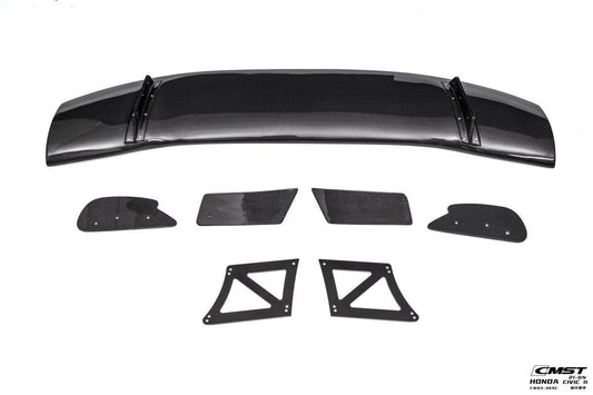 Honda Civic 11th Gen FE1 FE2 FE4 2022-ON with Aftermarket Parts - Rear Spoiler Wing Carbon Fiber / FRP from CMST Tuning
