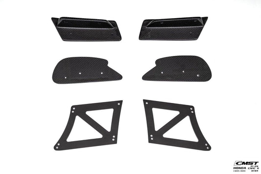 Honda Civic 11th Gen FE1 FE2 FE4 2022-ON with Aftermarket Parts - Rear Spoiler Wing Carbon Fiber / FRP from CMST Tuning