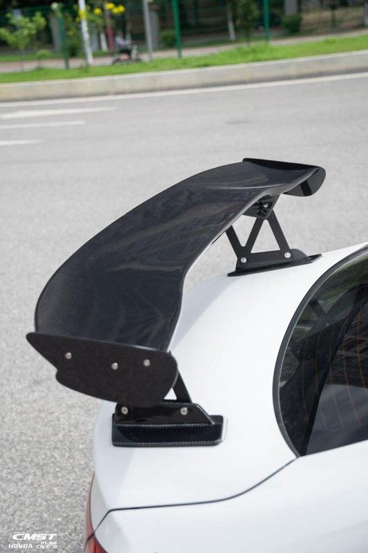 Honda Civic 11th Gen FE1 FE2 FE4 2022-ON with Aftermarket Parts - Rear Spoiler Wing Carbon Fiber / FRP from CMST Tuning