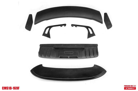 Porsche 911 992 992.1 Carerra Base/S/T/4/4S/Targa 4/Targa 4S/GTS 2020-2024 with Aftermarket Parts - V2 & GT3 Style Carbon Fiber & FRP Rear Spoiler Wing from CMST Tuning