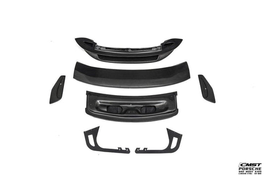 Porsche 911 992 992.1 Carerra Base/S/T/4/4S/Targa 4/Targa 4S/GTS 2020-2024 with Aftermarket Parts - V2 & GT3 Style Carbon Fiber & FRP Rear Spoiler Wing from CMST Tuning