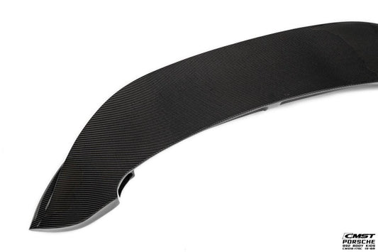 Porsche 911 992 992.1 Carerra Base/S/T/4/4S/Targa 4/Targa 4S/GTS 2020-2024 with Aftermarket Parts - V2 & GT3 Style Carbon Fiber & FRP Rear Spoiler Wing from CMST Tuning