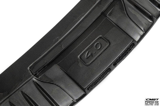 Porsche 911 992 992.1 Carerra Base/S/T/4/4S/Targa 4/Targa 4S/GTS 2020-2024 with Aftermarket Parts - V2 & GT3 Style Carbon Fiber & FRP Rear Spoiler Wing from CMST Tuning
