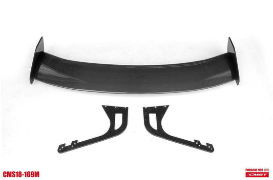 Porsche 911 992 992.1 Carerra Base/S/T/4/4S/Targa 4/Targa 4S/GTS 2020-2024 with Aftermarket Parts - V2 & GT3 Style Carbon Fiber & FRP Rear Spoiler Wing from CMST Tuning