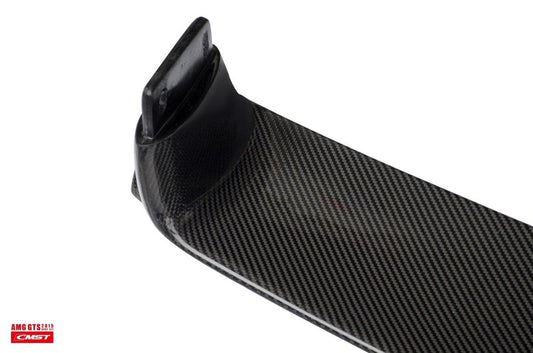Mercedes Benz AMG GT Base GTS GTC C190 2016-2021 (suitable for hardtop coupe with active aero spoiler, fix wing versions require OEM part 190 790 03 88) with Aftermarket Parts - V1 Style Carbon Fiber & FRP Rear Spoiler Wing from CMST Tuning