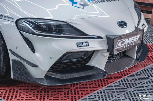 CMST Tuning Carbon Fiber Replacement Front Lip Splitter for Toyota GR Supra A90 A91 2020 2021 2022 - Performance SpeedShop