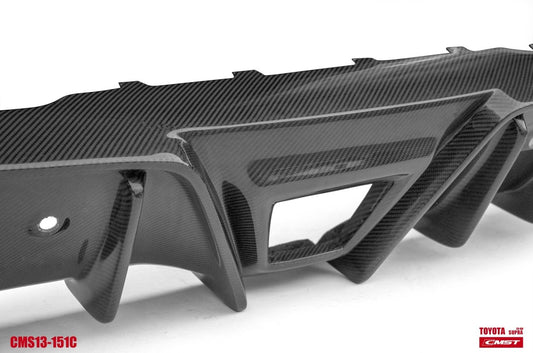 Toyota Supra MK5 A90 A91 3.0 2.0 2020-ON with Aftermarket Parts - Rear Diffuser Carbon Fiber / FRP from CMST Tuning