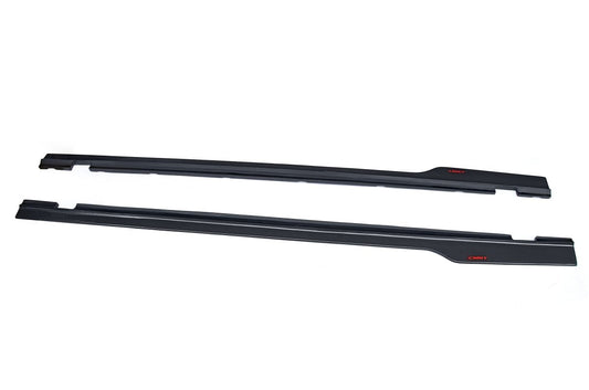 Dodge Challenger Hellcat T/A Scat Pack 392 SRT R/T SXT SE 2008-2023 (suitable for narrowbody, widebody requires slight modification to corners) with Aftermarket Parts - Side Skirts Carbon Fiber / FRP from CMST Tuning