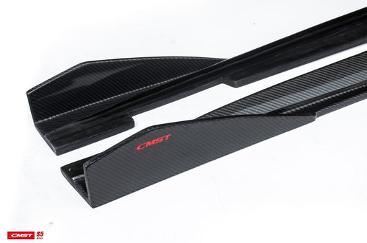 Audi S5 A5 S-line B9 2017 2018 2019 with Aftermarket Parts - Side Skirts Carbon Fiber from CMST Tuning