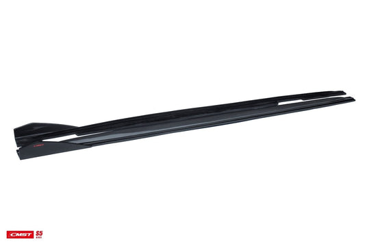 Audi S5 A5 S-line B9 2017 2018 2019 with Aftermarket Parts - Side Skirts Carbon Fiber from CMST Tuning