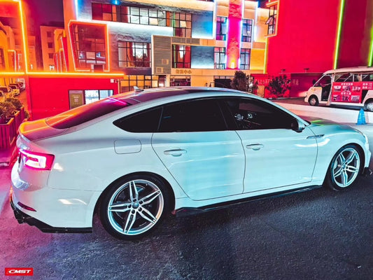 Audi S5 A5 S-line B9 2017 2018 2019 with Aftermarket Parts - Side Skirts Carbon Fiber from CMST Tuning