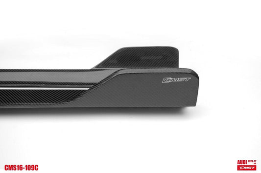 Audi S4 A4 B9.5 2020-ON with Aftermarket Parts - Side Skirts Carbon Fiber from CMST Tuning