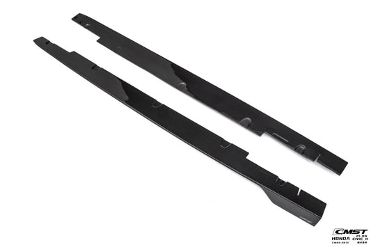 Honda Civic 11th Gen FE1 FE2 FE4 2022-ON with Aftermarket Parts - Side Skirts Carbon Fiber / FRP from CMST Tuning