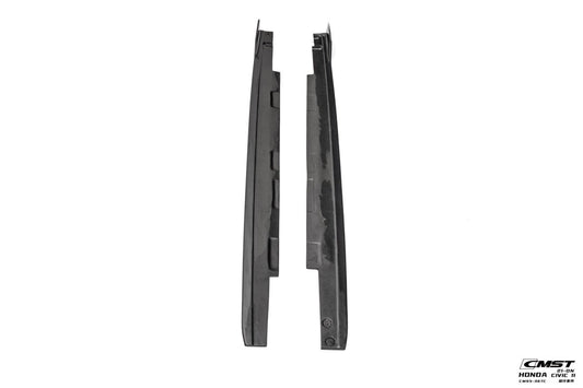 Honda Civic 11th Gen FE1 FE2 FE4 2022-ON with Aftermarket Parts - Side Skirts Carbon Fiber / FRP from CMST Tuning