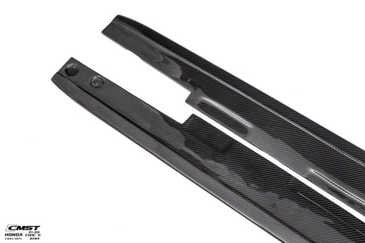 Honda Civic 11th Gen FE1 FE2 FE4 2022-ON with Aftermarket Parts - Side Skirts Carbon Fiber / FRP from CMST Tuning