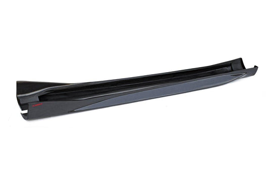 Infiniti Q60 Red Sport 400 Premium Luxe Sport Pure 2017-2022 with Aftermarket Parts - Side Skirts Carbon Fiber/FRP from CMST Tuning