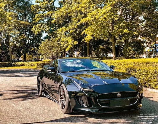 Jaguar F-Type SVR R S Base 2014-2020 with Aftermarket Parts - Side Skirts Carbon Fiber / FRP from CMST Tuning