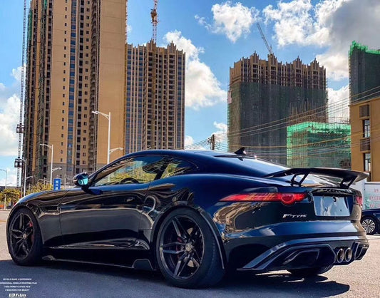 Jaguar F-Type SVR R S Base 2014-2020 with Aftermarket Parts - Side Skirts Carbon Fiber / FRP from CMST Tuning