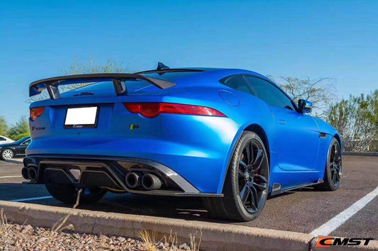 Jaguar F-Type SVR R S Base 2014-2020 with Aftermarket Parts - Side Skirts Carbon Fiber / FRP from CMST Tuning