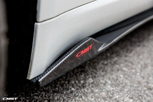 Jaguar F-Type SVR R S Base 2014-2020 with Aftermarket Parts - Side Skirts Carbon Fiber / FRP from CMST Tuning