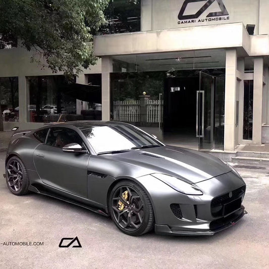 Jaguar F-Type SVR R S Base 2014-2020 with Aftermarket Parts - Side Skirts Carbon Fiber / FRP from CMST Tuning
