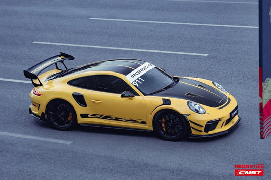 Porsche 991 991.1 911 Turbo/Turbo S/GT3RS 2012-2016 991 991.2 911 Turbo/Turbo S/GT3RS/GT2RS 2017-2019 with Aftermarket Parts - Carbon Fiber Side Vents from CMST Tuning