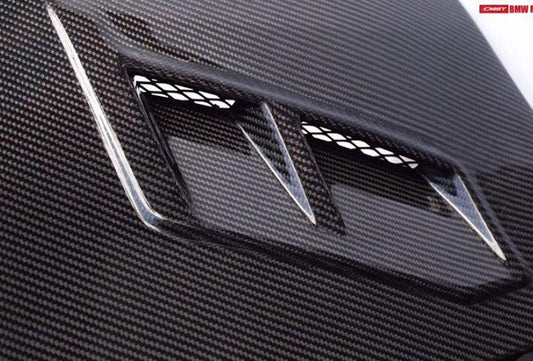 BMW F87 M2 M2C 2016-2021 with Aftermarket Parts - Vacuumed Carbon Vented Fenders from CMST Tuning