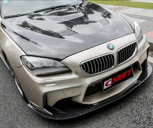 BMW 6 Series B6 650 640 F13 & 6 Series F12 M6 650 640 F13 & 6 Series F06 M6 Alpina B6 Gran Coupe 650 640 F13 2012 2013 2014 2015 2016 2017 2018 2019 with Aftermarket Parts - Hood Bonnet Carbon Fiber from CMST Tuning