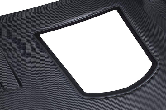 Mercedes Benz C63/C63S AMG W205 with Aftermarket Parts - Carbon Fiber FRP Hood Bonnet from CMST Tuning