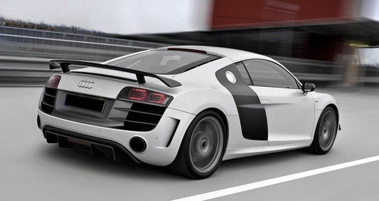 Audi R8 Gen 1 V10 2006 2007 2008 2009 2010 2011 2012 2013 2014 2015 & Audi R8 Gen 1 V8 2006 2007 2008 2009 2010 2011 2012 2013 2014 2015 with Aftermarket Parts - Side Blades Carbon Fiber / FRP from CMST Tuning