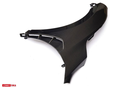 Honda Civic Type-R FK8 2017-2021 with Aftermarket Parts - Front Fenders Carbon Fiber/FRP from CMST Tuning