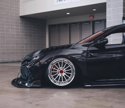 Honda Civic Type-R FK8 2017-2021 with Aftermarket Parts - Front Fenders Carbon Fiber/FRP from CMST Tuning