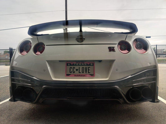 Nissan GTR Nismo T-Spec Black Edition Track Eidtion Premium Pure 2008-2023 (2017+ rear bumper is required for 2008-2016 model year) with Aftermarket Parts - Nismo Style Rear Bumper & Diffuser Carbon Fiber/FRP/PP from CMST Tuning