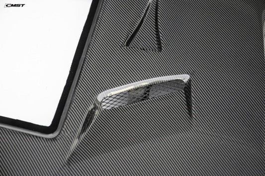 Upgrade Your Nissan GTR Nismo Black Edition Track Eidtion Premium Base 2008-2016 (for installation on 2017-2024 vehicles, 2008-2016 front bumper is recommended) with Aftermarket Parts - Tempered Clearview Glass Style Hood Bonnet Carbon Fiber / FRP from CMST Tuning
