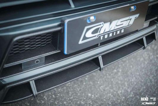 Mercedes Benz G63 AMG W463 W464 2019-ON with Aftermarket Parts - Front Bumper & Lip Carbon Fiber/FRP from CMST Tuning