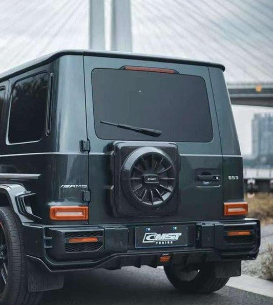 Mercedes Benz G63 AMG G550 W463 W464 2019-ON with Aftermarket Parts - Rear Bumper & Diffuser Carbon Fiber/FRP from CMST Tuning