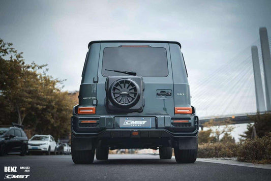 Mercedes Benz G63 AMG G550 W463 W464 2019-ON with Aftermarket Parts - Rear Bumper & Diffuser Carbon Fiber/FRP from CMST Tuning