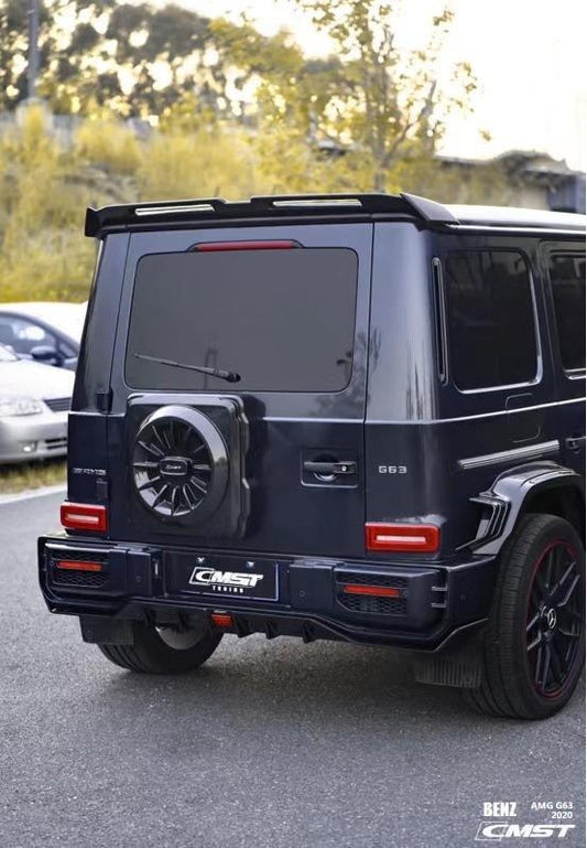 Mercedes Benz G63 AMG G550 W463 W464 2019-ON with Aftermarket Parts - Rear Bumper & Diffuser Carbon Fiber/FRP from CMST Tuning