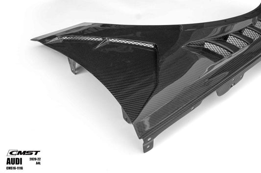 Audi S4 A4 B9.5 2020-ON with Aftermarket Parts - Real Front Fenders Carbon Fiber from CMST Tuning