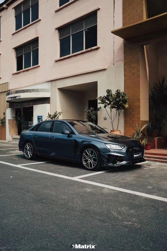 Audi S4 A4 B9.5 2020-ON with Aftermarket Parts - Real Front Fenders Carbon Fiber from CMST Tuning