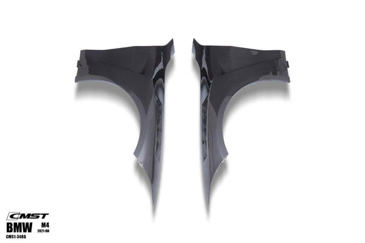 BMW M4 / M4C / M4CS G82 G83 2021-ON with Aftermarket Parts - Front Fenders Carbon Fiber / FRP from CMST Tuning